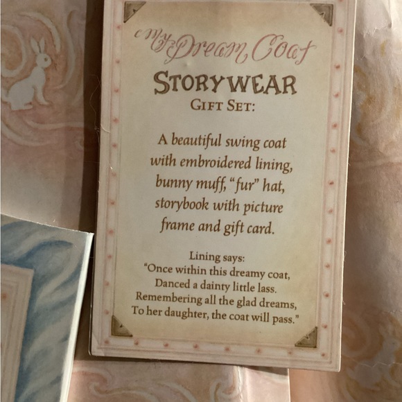 NEW - Bunnies By The Bay Glad Dreams Coat, Hat and Muff in Keepsake box - Picture 12 of 16